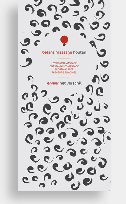 Balans Massage Houten logo huisstijl